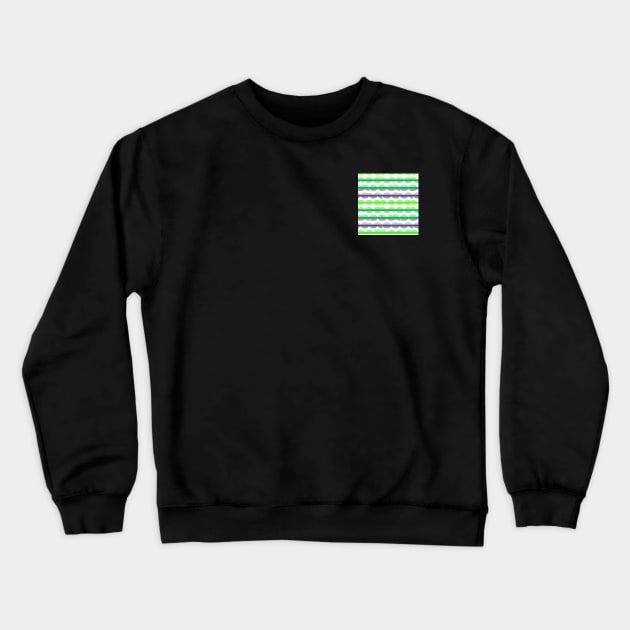 Agender pattern | LGBTQ+ Crewneck Sweatshirt by QueerPatterns